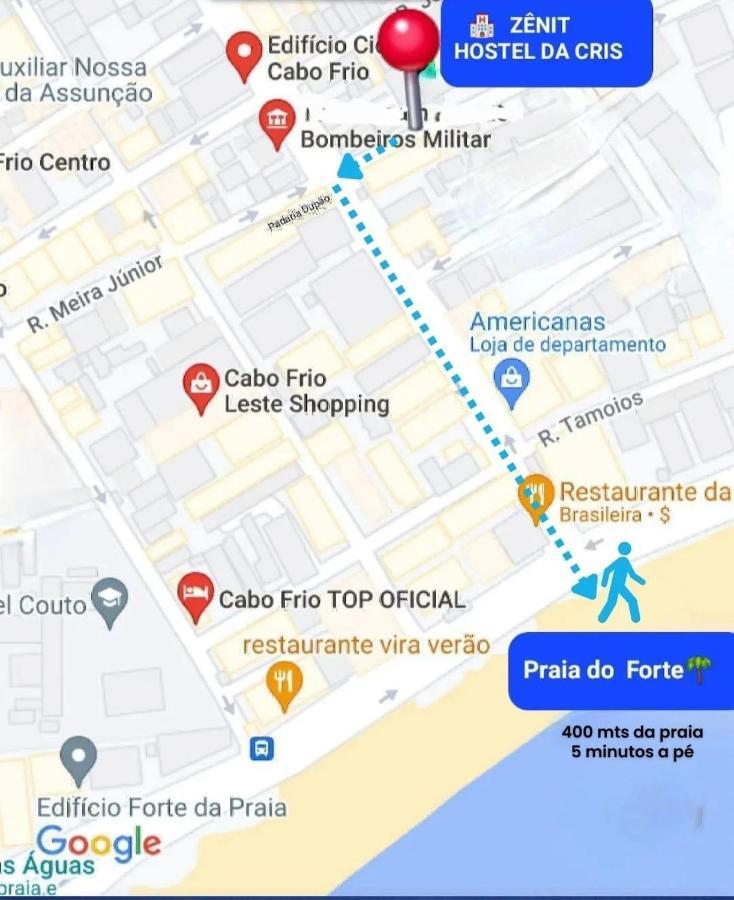 Zenit Hostel Da Cris Cabo Frio Kültér fotó